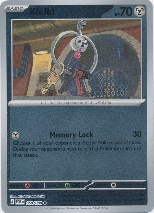 Perfect Order Klefki #059 reverse holo